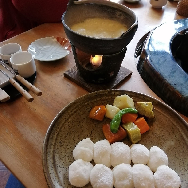 蔵元レストラン せきのいちのもちフォンデュ