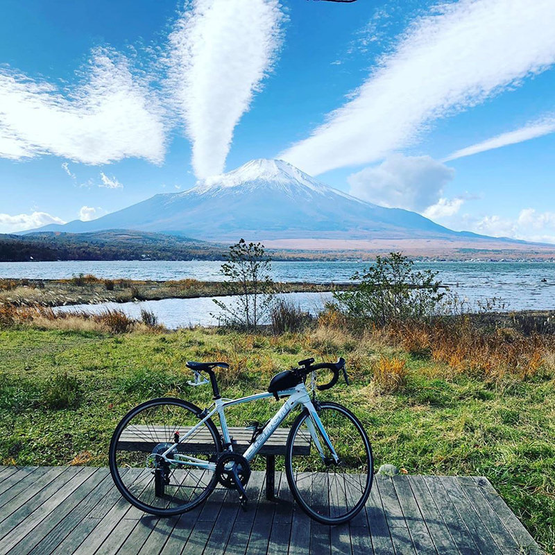 山中湖からの富士山