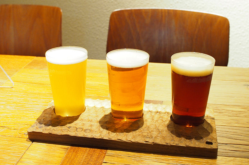 クラフトビールのテイスティングセット