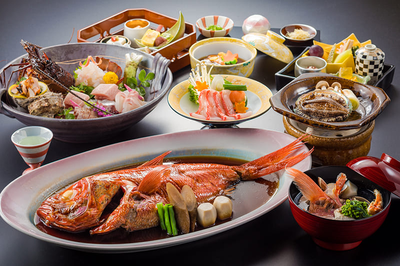 夕食の一例。