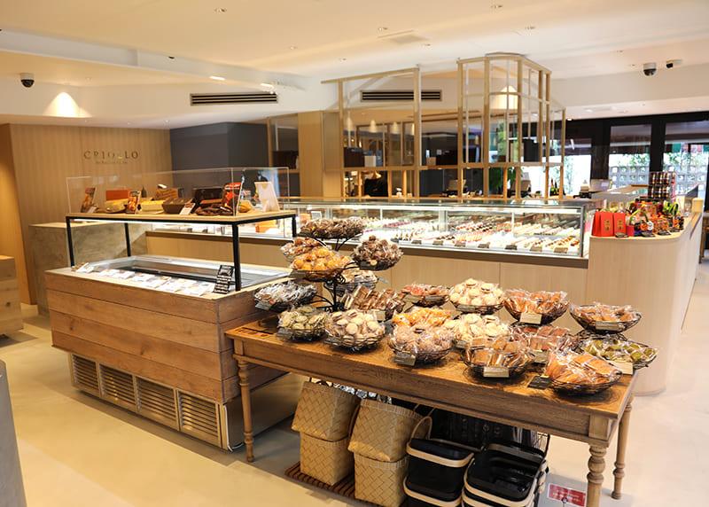 クリオロ 本店の内観（写真提供：エコール・クリオロ株式会社）。