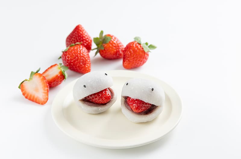 和洋菓子　EDO USAGIの「妖怪★いちご大福」（写真提供：和洋菓子　EDO USAGI）。