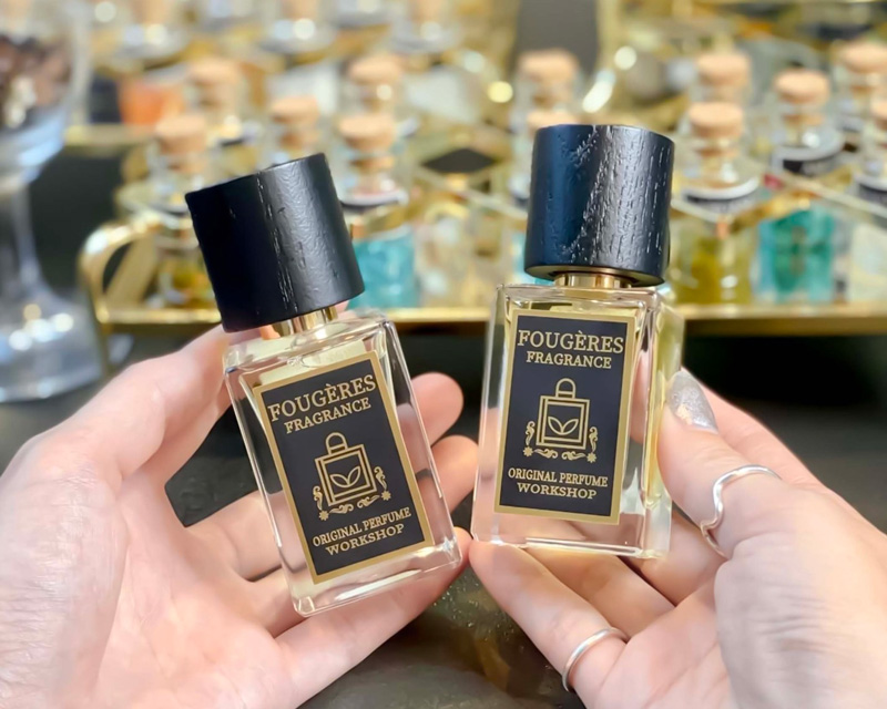 完成した香水のイメージ（写真提供：FOUGÈRES FRAGRANCE）。