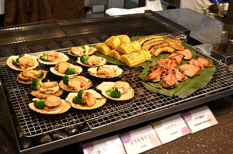 炉端焼きコーナー
