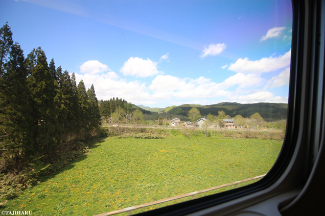 東北新幹線はやぶさ号 車窓
