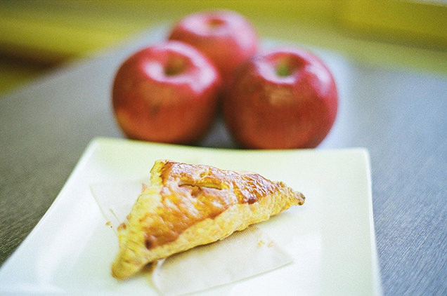 ご当地りんごを使用したアップルパイが絶品！