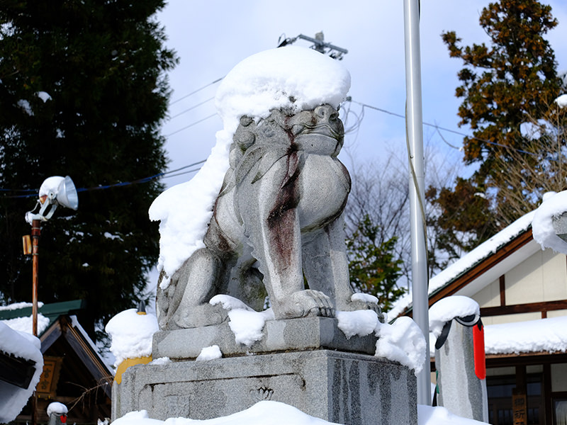西根神社の狛犬