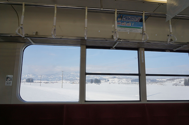 奥羽本線の車窓