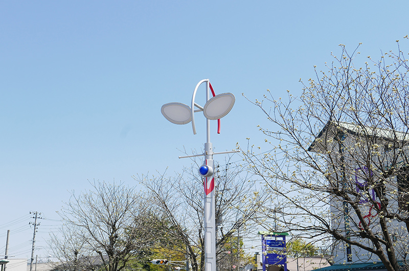 須賀川駅前 街路灯
