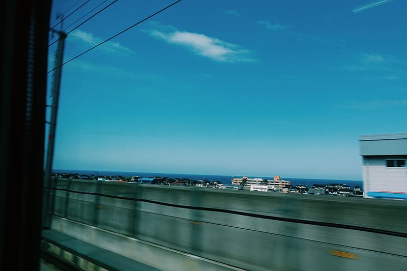 北陸新幹線　車窓