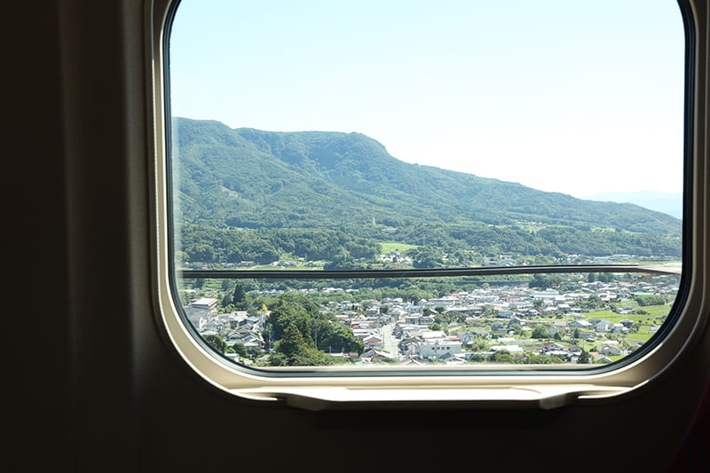 上越新幹線　車窓