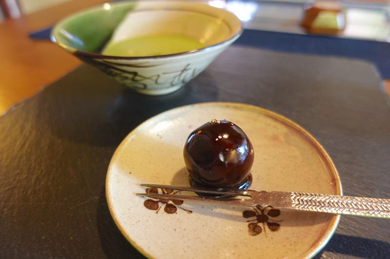 庄九郎ランチの茶菓子