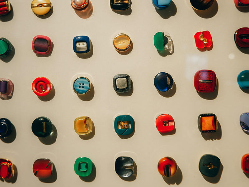 ボタンの博物館　組み合わせボタン