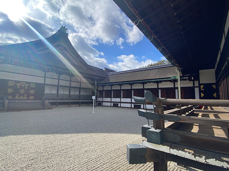 京都御所　蹴鞠の庭